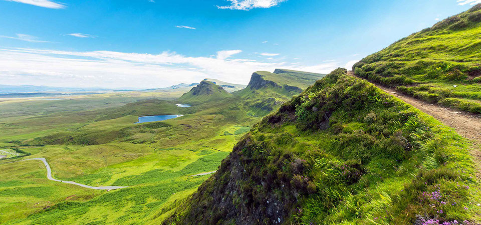 Taigh Scalpaigh bed and breakfast accommodation is located near The Quiraing