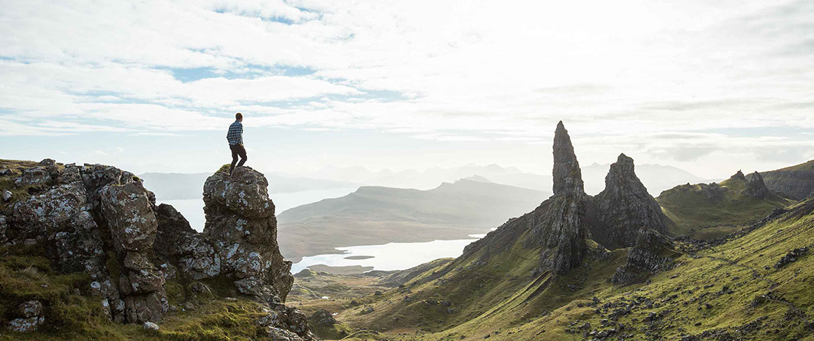 Taigh Scalpaigh luxury bed and breakfast accommodation is located near The Old Man of Storr