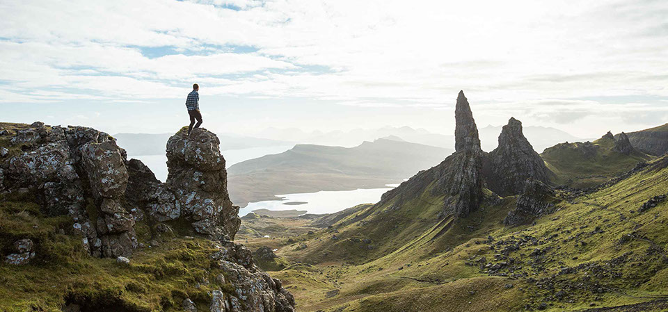 Taigh Scalpaigh luxury bed and breakfast accommodation is located near The Old Man of Storr