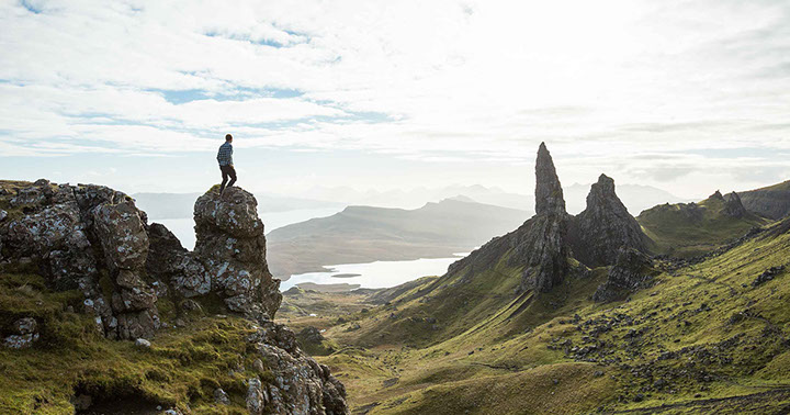 Taigh Scalpaigh luxury bed and breakfast accommodation is located near The Old Man of Storr