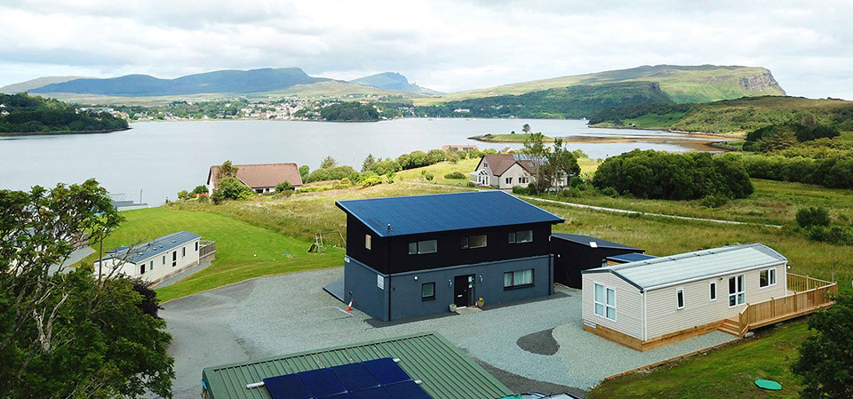 Enjoy stunning sea views when you stay at Taigh Scalpaigh bed and breakfast accommodation