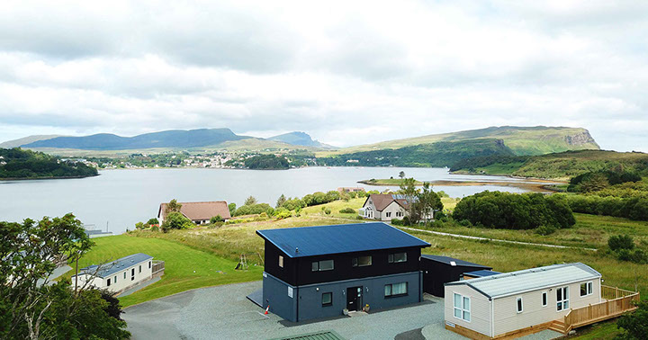 Enjoy stunning sea views when you stay at Taigh Scalpaigh bed and breakfast accommodation